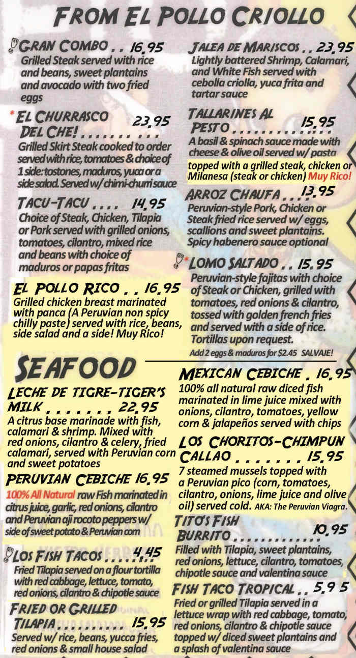 Cali N Tito's Menu, Athens, GA